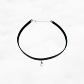 Two Style Black Choker Necklace